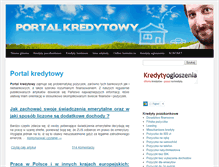 Tablet Screenshot of portal-kredyt.pl